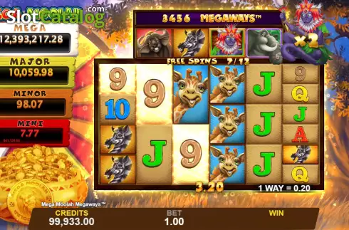 Скрин9. Mega Moolah Megaways слот