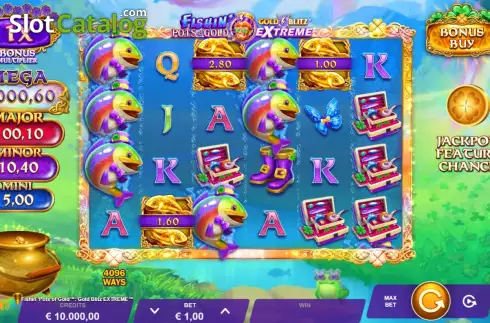 Скрин1. Fishin' Pots of Gold: Gold Blitz EXTREME слот