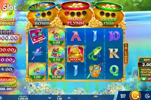 Скрин2. Fishin' Triple Pots of Gold Power Combo слот