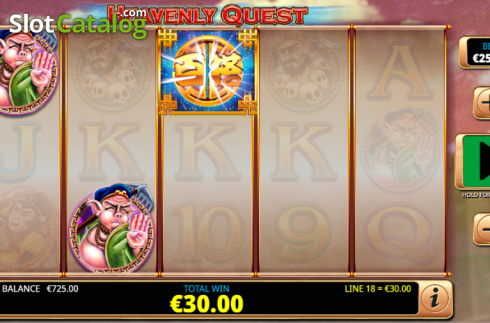 Скрин5. Heavenly Quest слот