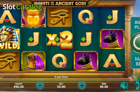 Скрин4. Secrets of the Ancient Gods слот