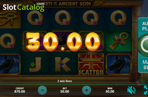 Скрин3. Secrets of the Ancient Gods слот