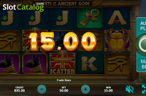 Скрин6. Secrets of the Ancient Gods слот