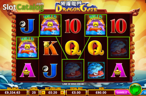 Скрин2. Dragon Gate (Aspect Gaming) слот