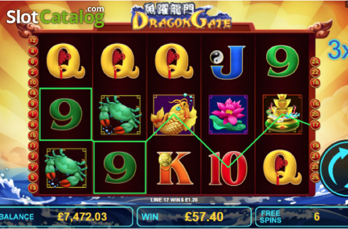 Скрин4. Dragon Gate (Aspect Gaming) слот