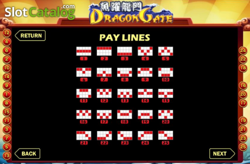 Скрин7. Dragon Gate (Aspect Gaming) слот
