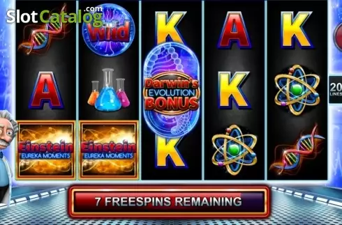 Скрин3. Einstein Eureka Moments (Gameiom) слот