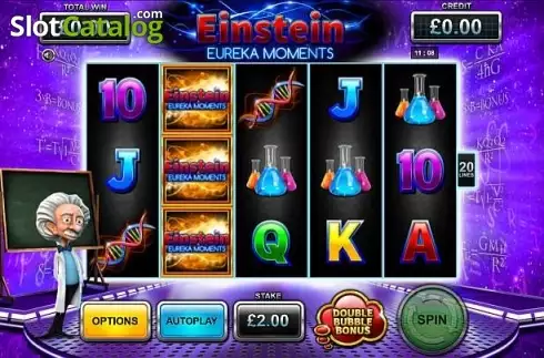 Скрин2. Einstein Eureka Moments (Gameiom) слот