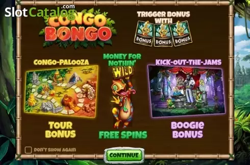 Скрин2. Congo Bongo (Asylum Labs Inc) слот