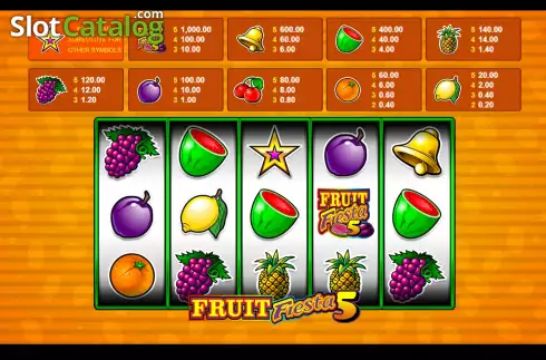 Скрин2. Fruit Fiesta 5 Line слот
