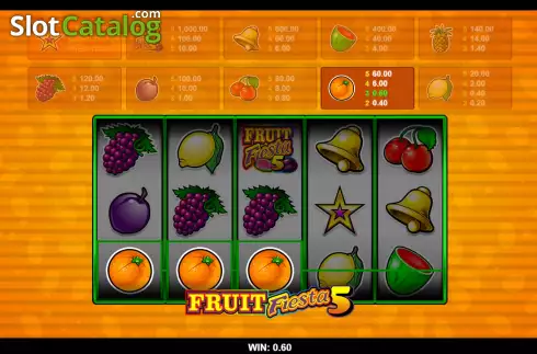 Скрин4. Fruit Fiesta 5 Line слот