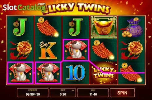 Скрин6. Lucky Twins (Microgaming) слот