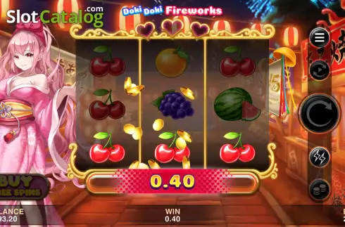 Скрин4. Doki Doki Fireworks слот