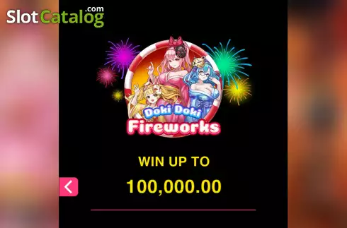 Скрин5. Doki Doki Fireworks слот