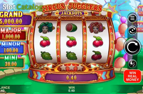 Скрин3. Circus Jugglers Jackpots слот