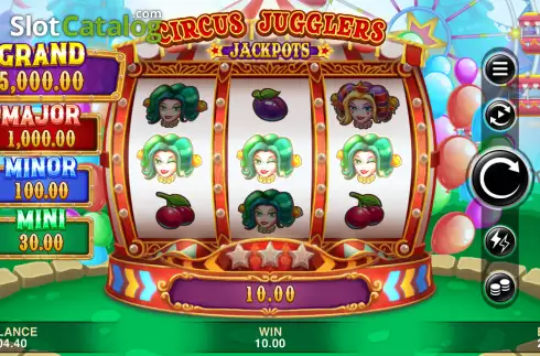 Скрин4. Circus Jugglers Jackpots слот