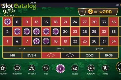 Скрин3. 9 Pots of Gold Roulette слот
