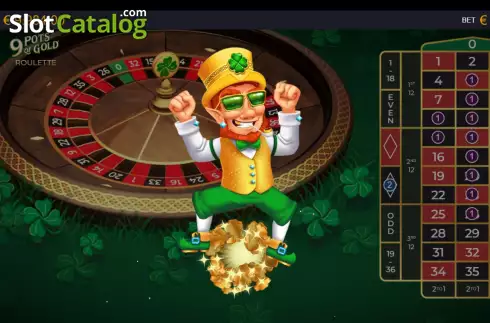 Скрин5. 9 Pots of Gold Roulette слот