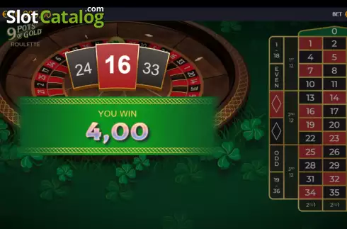 Скрин6. 9 Pots of Gold Roulette слот