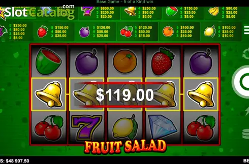 Скрин6. Fruit Salad слот
