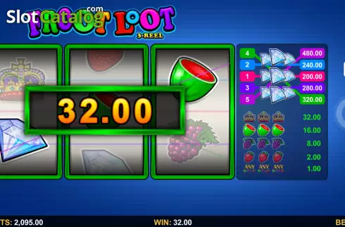Скрин5. Froot Loot 3-Reel слот