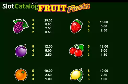 Скрин8. Fruit Fiesta 9 Line слот