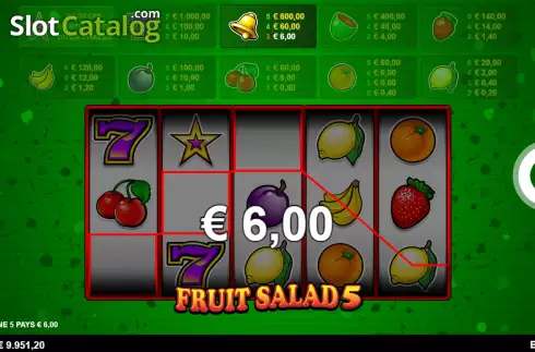 Скрин6. Fruit Salad 5-Line слот