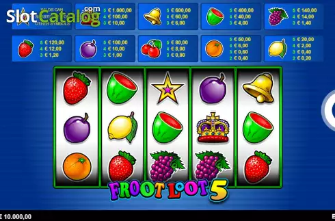 Скрин2. Froot Loot 5-Line слот