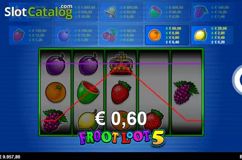 Скрин6. Froot Loot 5-Line слот