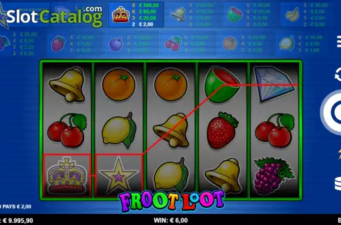 Скрин4. Froot Loot 9-Line слот