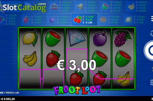 Скрин5. Froot Loot 9-Line слот