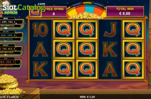 Скрин8. Book of Goddess Mega Moolah слот