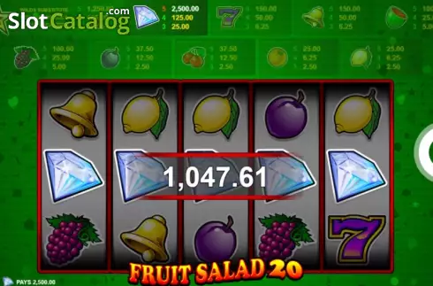 Скрин3. Fruit Salad 20 слот