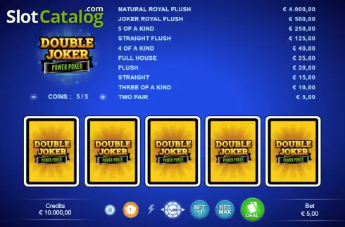 Скрин2. Double Joker - Power Poker слот
