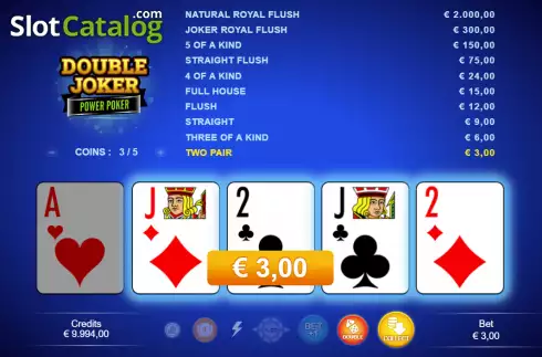 Скрин3. Double Joker - Power Poker слот