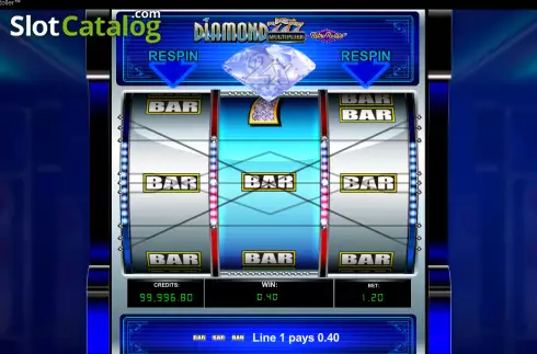 Скрин3. Diamond 777 Multiplier Retro Roller слот