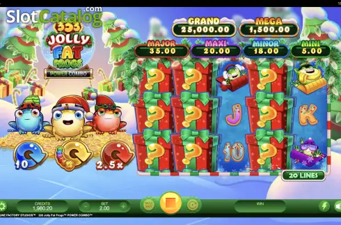 Скрин8. 333 Jolly Fat Frogs Power Combo слот