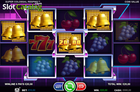 Скрин3. Super Colossal Respins слот