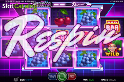Скрин4. Super Colossal Respins слот