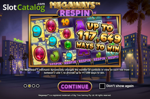 Скрин2. Megaways Respin (Мегавейс Респин) слот