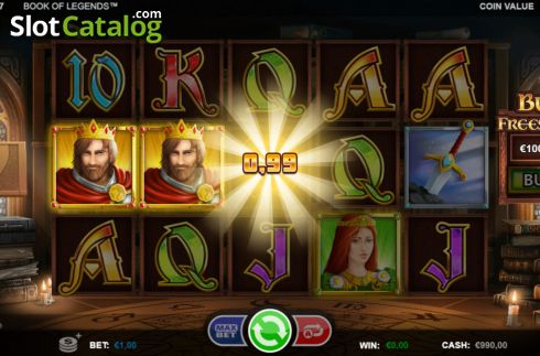 Скрин4. Book of Legends (Games Inc) слот