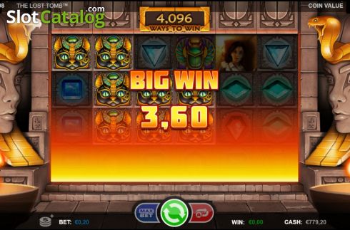 Скрин6. The Lost Tomb (Games Inc) слот