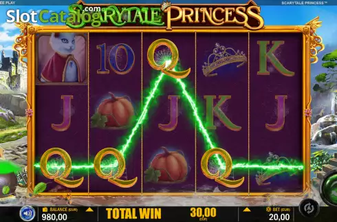 Скрин3. Scarytale Princess слот