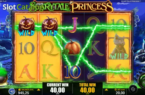 Скрин5. Scarytale Princess слот