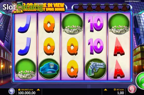 Скрин2. Cashbag Bandits слот