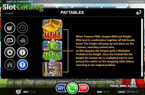 Скрин8. Castle Cashcade слот