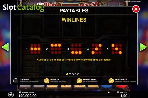 Скрин7. Fairground 60k слот