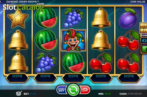 Скрин2. Diamond Joker Respin слот