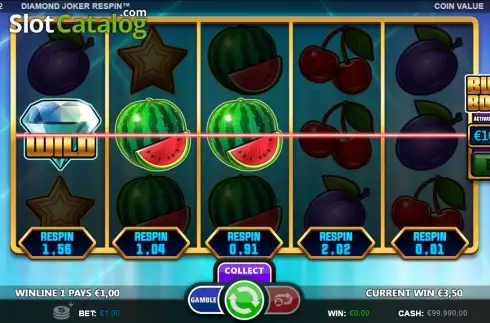 Скрин3. Diamond Joker Respin слот