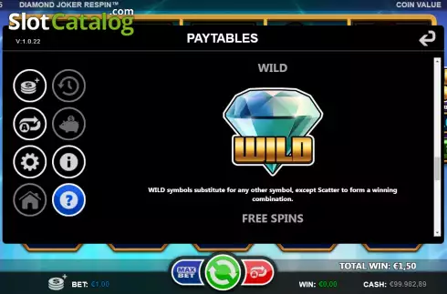 Скрин5. Diamond Joker Respin слот